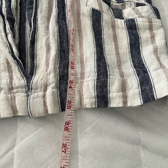 Linen Blend Striped Blazer - Picture 3 of 5